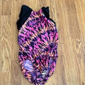 Vibrant Tie-Dye Leotard